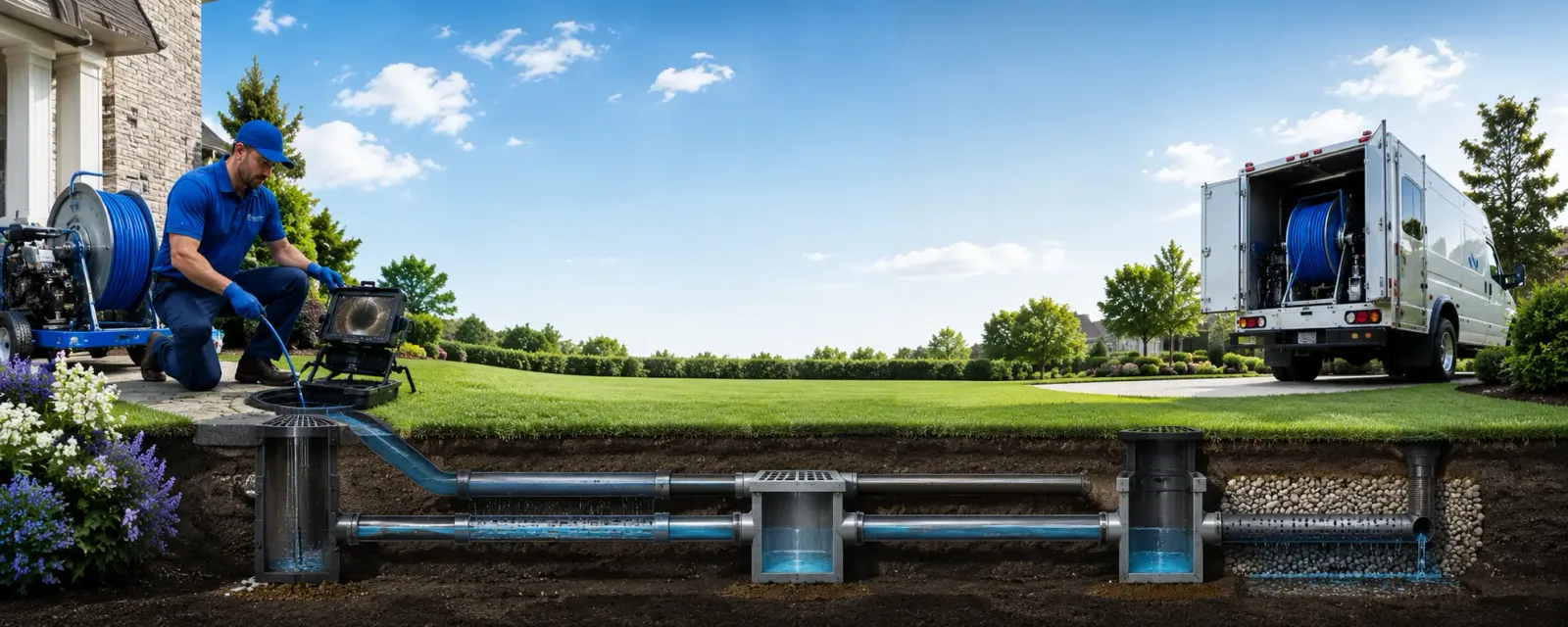 Outdoor drain cleaning information for White Bird, ID